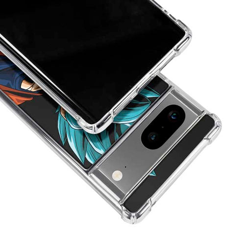 Dragon Ball Super Goku Google Pixel 8 Clear Case